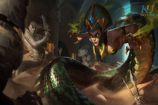 Cassiopeia là vị tướng thiên về late game Cassiopeia là vị tướng thiên về late game