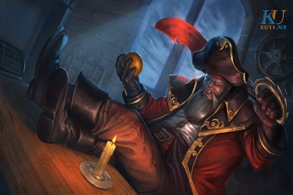 Gangplank khá khó khăn trong giai đoạn đi đường Gangplank khá khó khăn trong giai đoạn đi đường