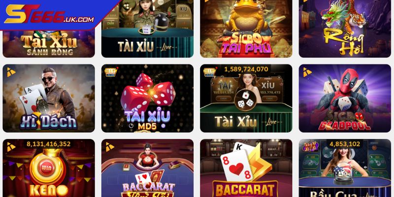 Thế giới trò chơi đa dạng của đánh giá ST666